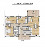 Дом из клееного бруса VZ-423
